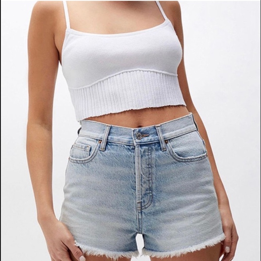 Pacsun blue jeans shorts.